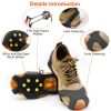 Ice Snow Grips Anti Slip Over Shoe Spikes Boot Traction Cleat Portable Ice Grippers