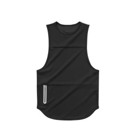 Mens Sports Vest Summer Quick Drying (Option: Black light board-XL)