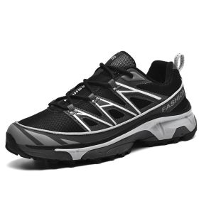 Running Shoes Mesh Sneakers Hiking Boots (Option: Peat Black-41)